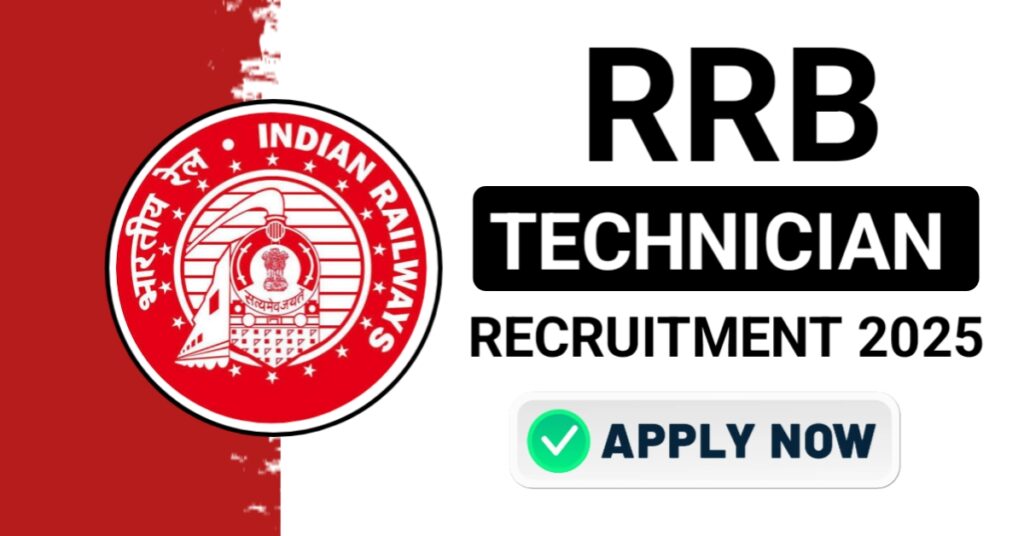 Railway Technician Recruitment 2025 – Apply for 6180 Vacancies | Check Eligibility, Exam Pattern, and More