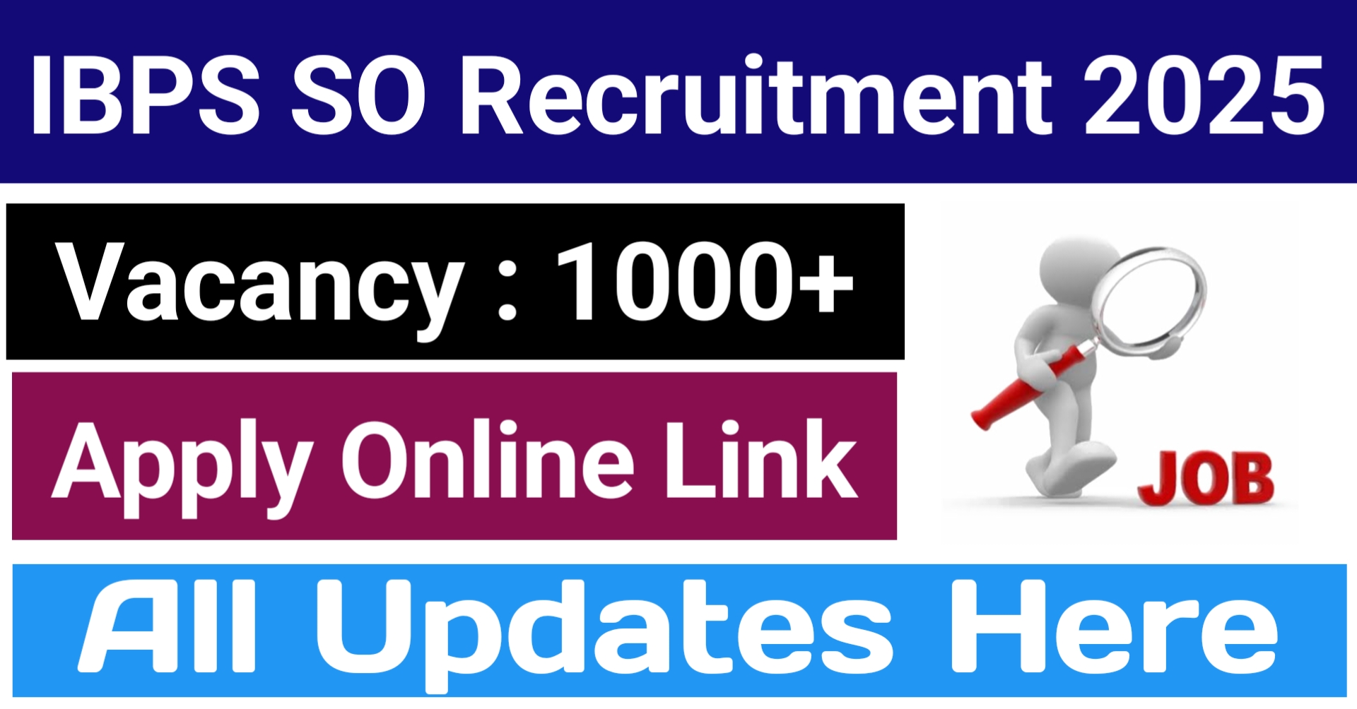 IBPS SO Recruitment 2025: 1007 Vacancies Announced – Apply Online Now!