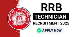 Railway Technician Recruitment 2025 – Apply for 6180 Vacancies | Check Eligibility, Exam Pattern, and More